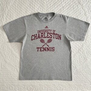 Adidas Gray University of Charleston Tennis T-Shirt